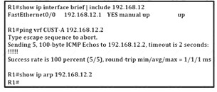 350-401 dumps exhibit