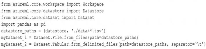 DP-100 dumps exhibit