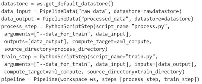 DP-100 dumps exhibit