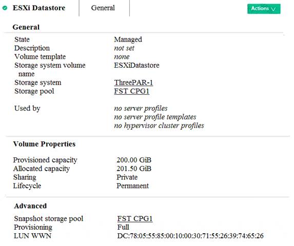 HPE0-S58 dumps exhibit