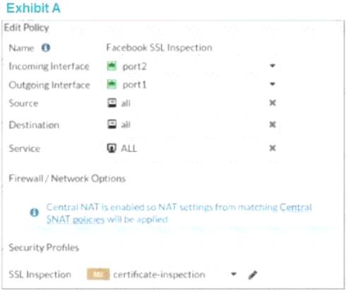 NSE4_FGT-6.4 dumps exhibit