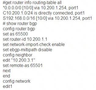 NSE7_EFW-7.0 dumps exhibit