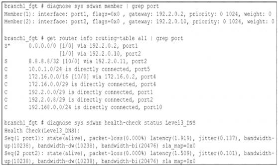 NSE7_SDW-7.0 dumps exhibit