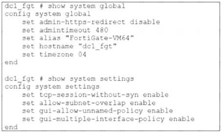 NSE7_SDW-7.0 dumps exhibit